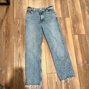 Abercrombie 90s straight ultra high rise